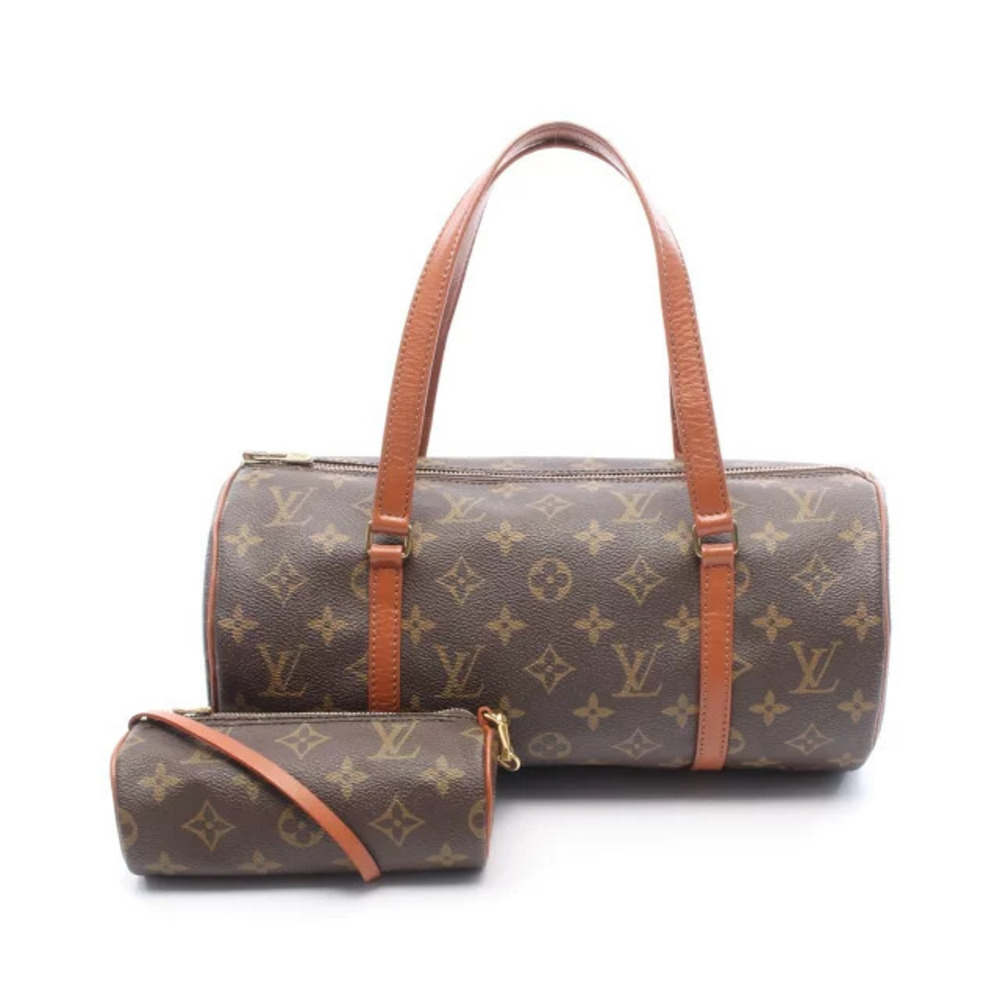 Louis Vuitton Papillon Monogram handbag canvas leather brown